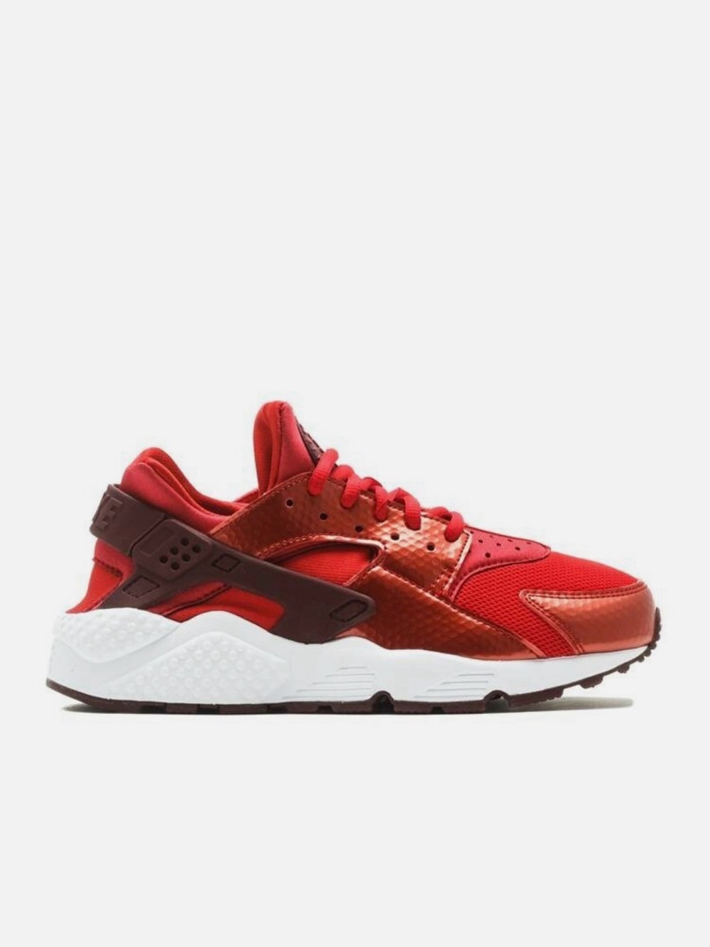 Nike Red and Dark Burgundy Women's Athletic Sneakers